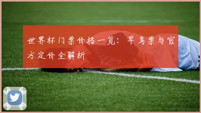 世界杯门票价格一览:早鸟票与官方定价全解析
